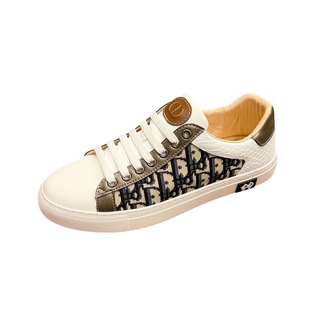 European style luxury high end men s shoes trendy men s casual shoes new spring and autumn styles white sneakers popular online sneakers image 4