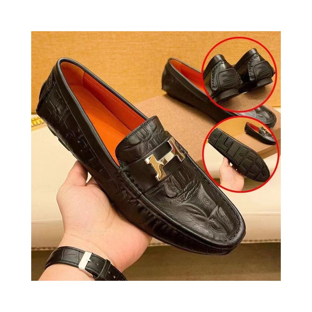 Men's Premium Leather Slip-On Loafers