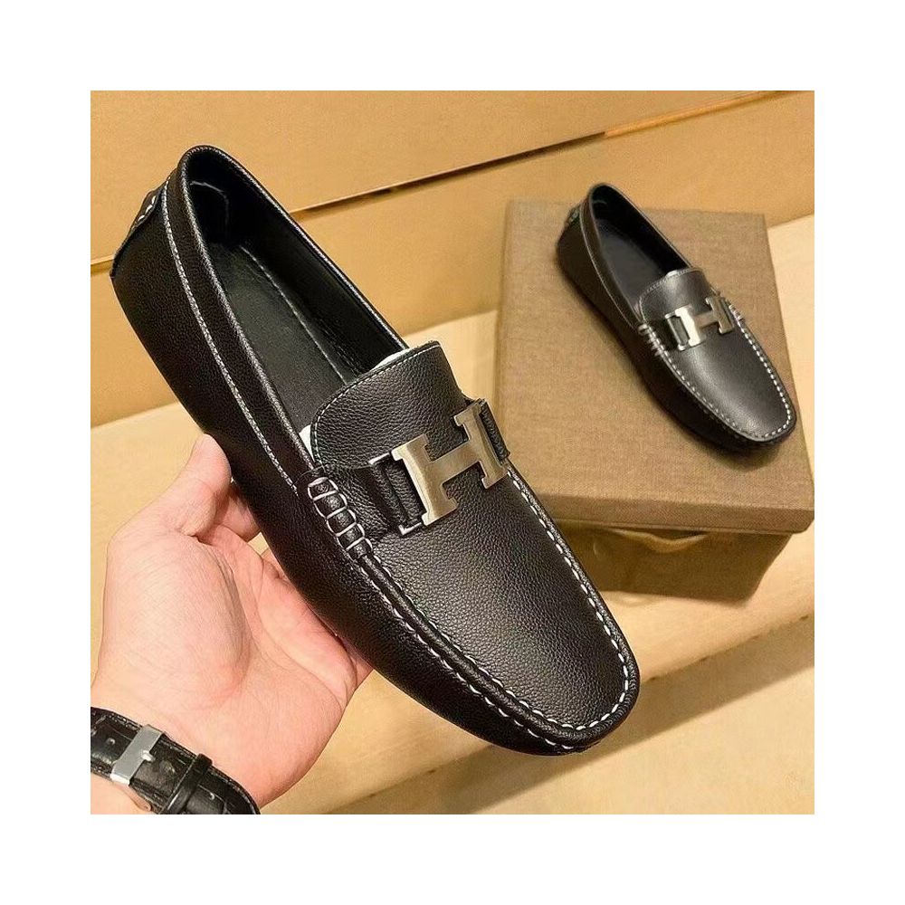 Men's Premium Leather Slip-On Loafers