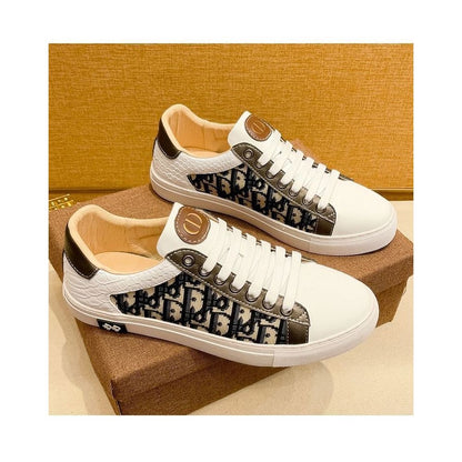 European style luxury high end men s shoes trendy men s casual shoes new spring and autumn styles white sneakers popular online sneakers image 0
