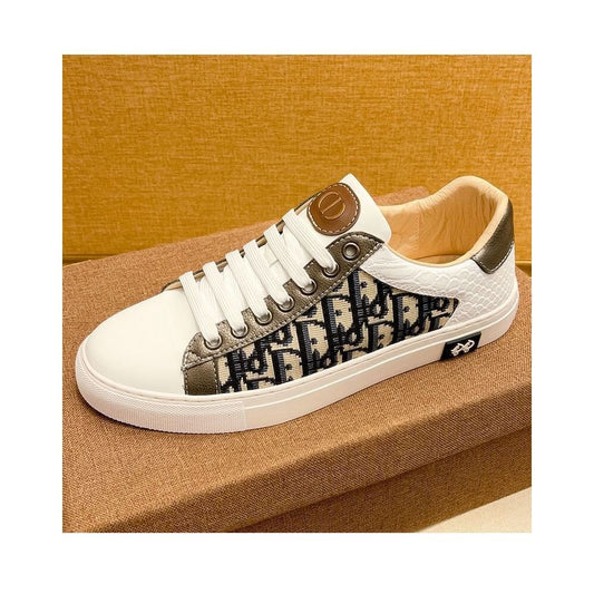 Men's Premium White Fashion Sneakers