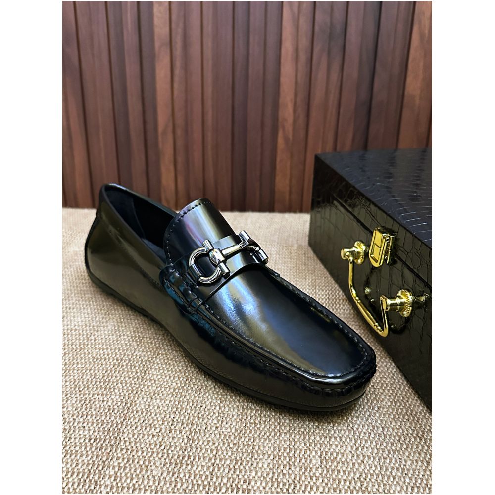 European and American style men s genuine leather loafers 2026 new spring style versatile breathable slip on business casual leather shoes driving shoes image 2