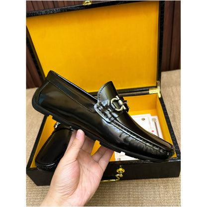 European and American style men s genuine leather loafers 2026 new spring style versatile breathable slip on business casual leather shoes driving shoes image 4