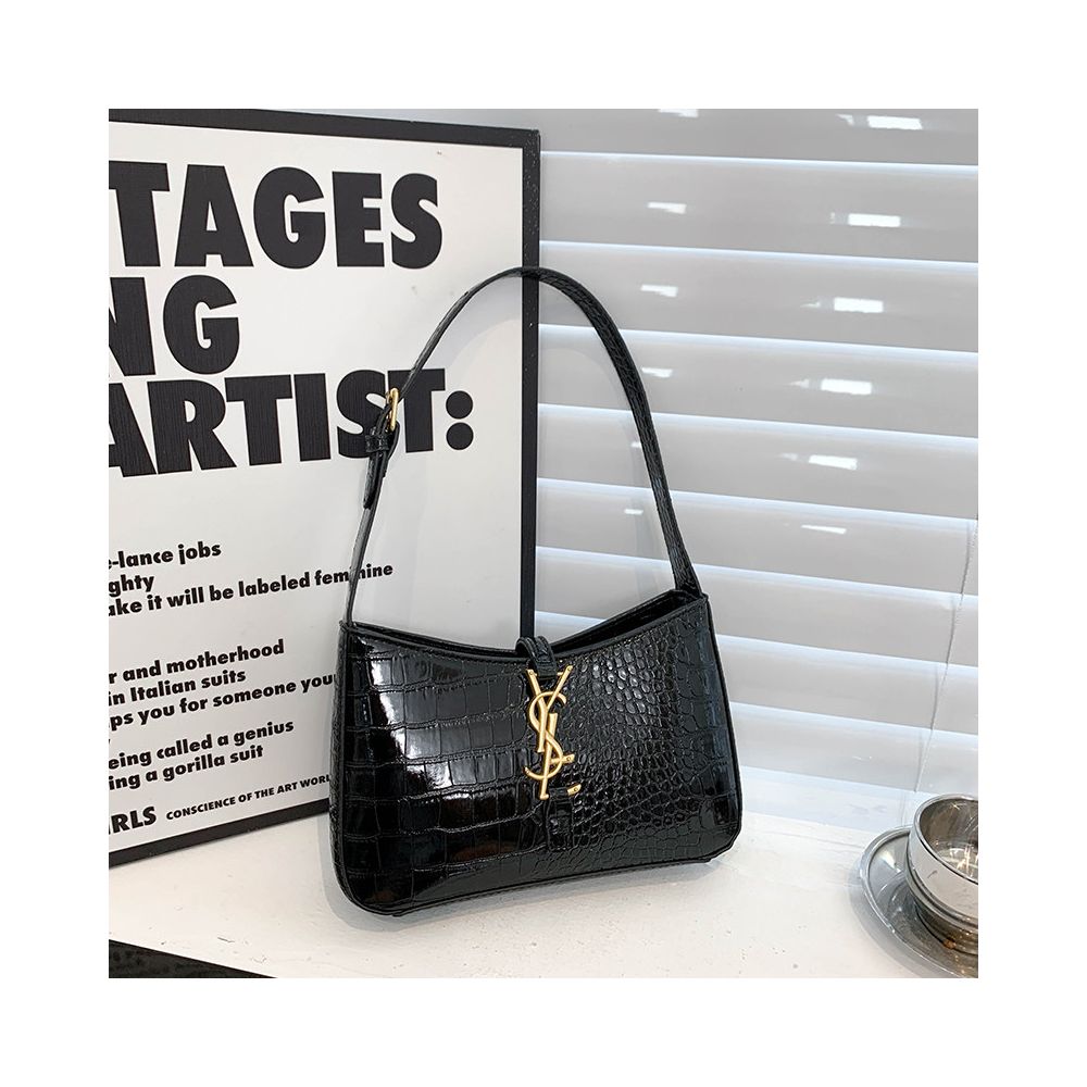 Women's Elegant Baguette Shoulder Handbag – Fashion PU Leather Purse