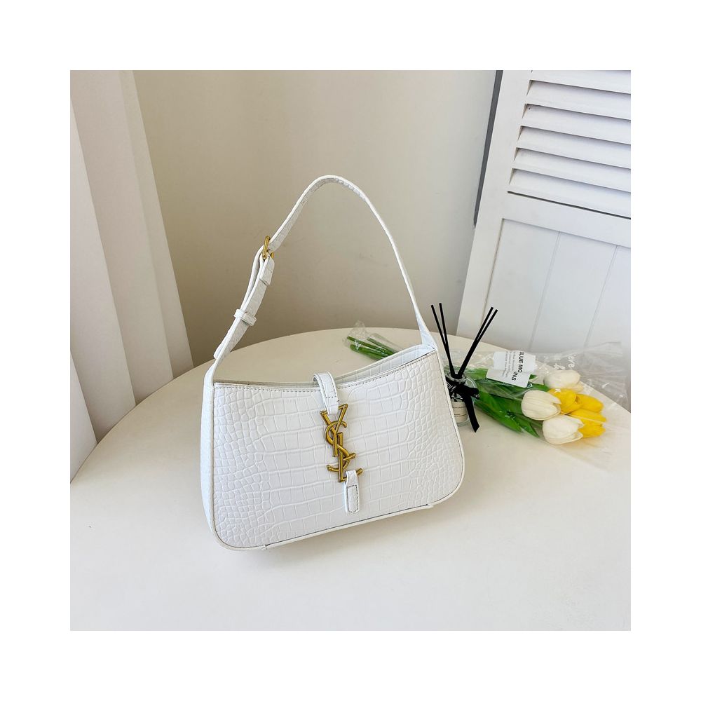 Women's Elegant Baguette Shoulder Handbag – Fashion PU Leather Purse