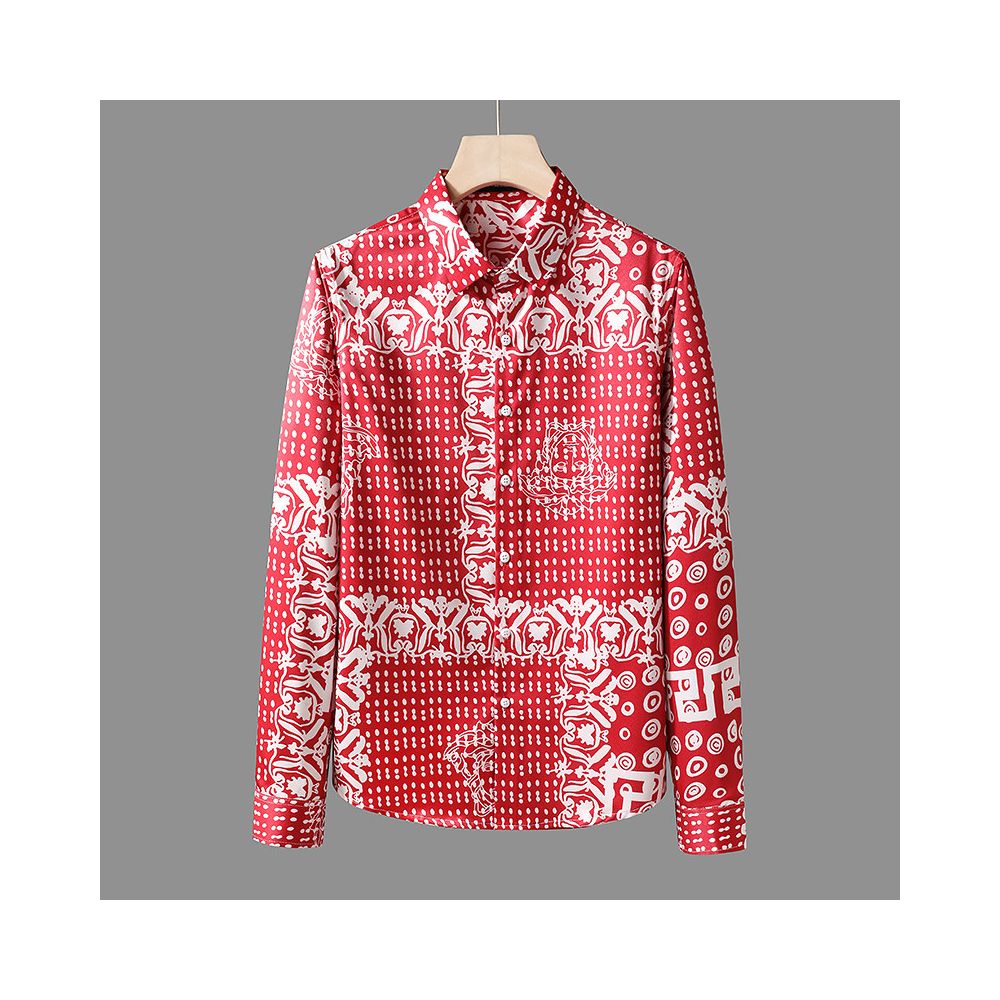 Men's Plaid Button-Up Long Sleeve Shirt – Casual Classic Flannel Style