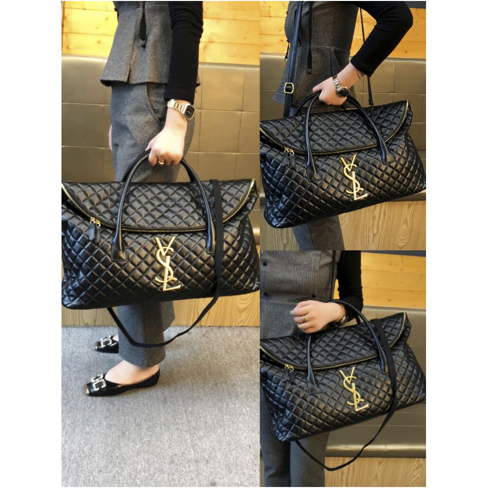 Hong Kong brand large capacity quilted textured women s tote bag new 2026 style fashionable and high end luggage crossbody bag image 1