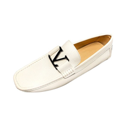 European style luxury brand men s loafers 2026 new summer style genuine leather trendy men s shoes slip on leather shoes image 4