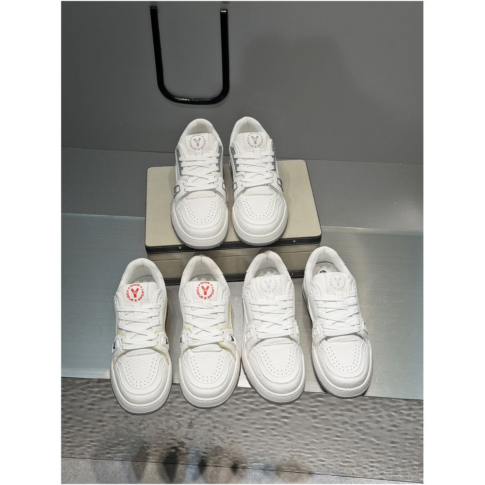 New Men s Sneakers 2026 Summer Trendy Low Top Shoes Korean Style Printed Comfortable White Casual Shoes image 4
