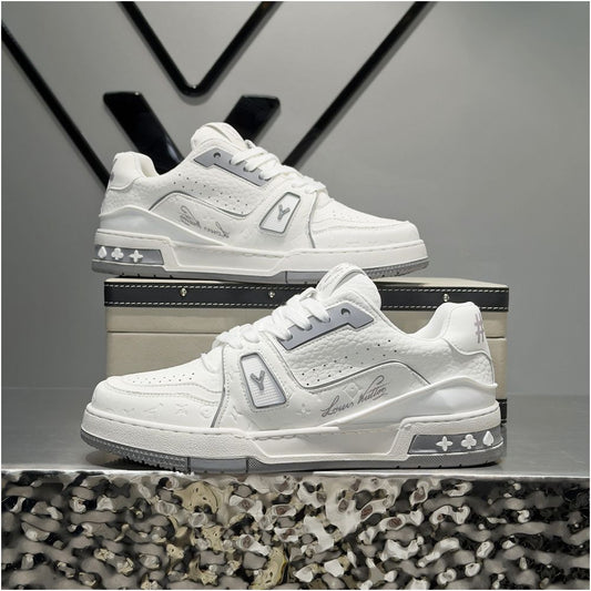 Men's Breathable Casual Sneakers – Lightweight Korean Style Walking Shoes 2026