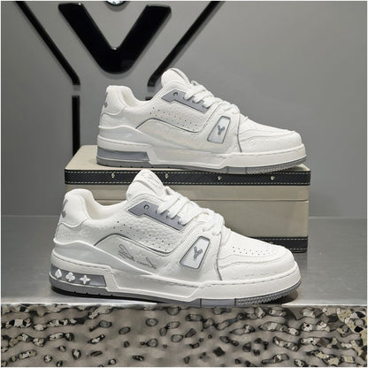 Men's Breathable Casual Sneakers – Lightweight Korean Style Walking Shoes 2026