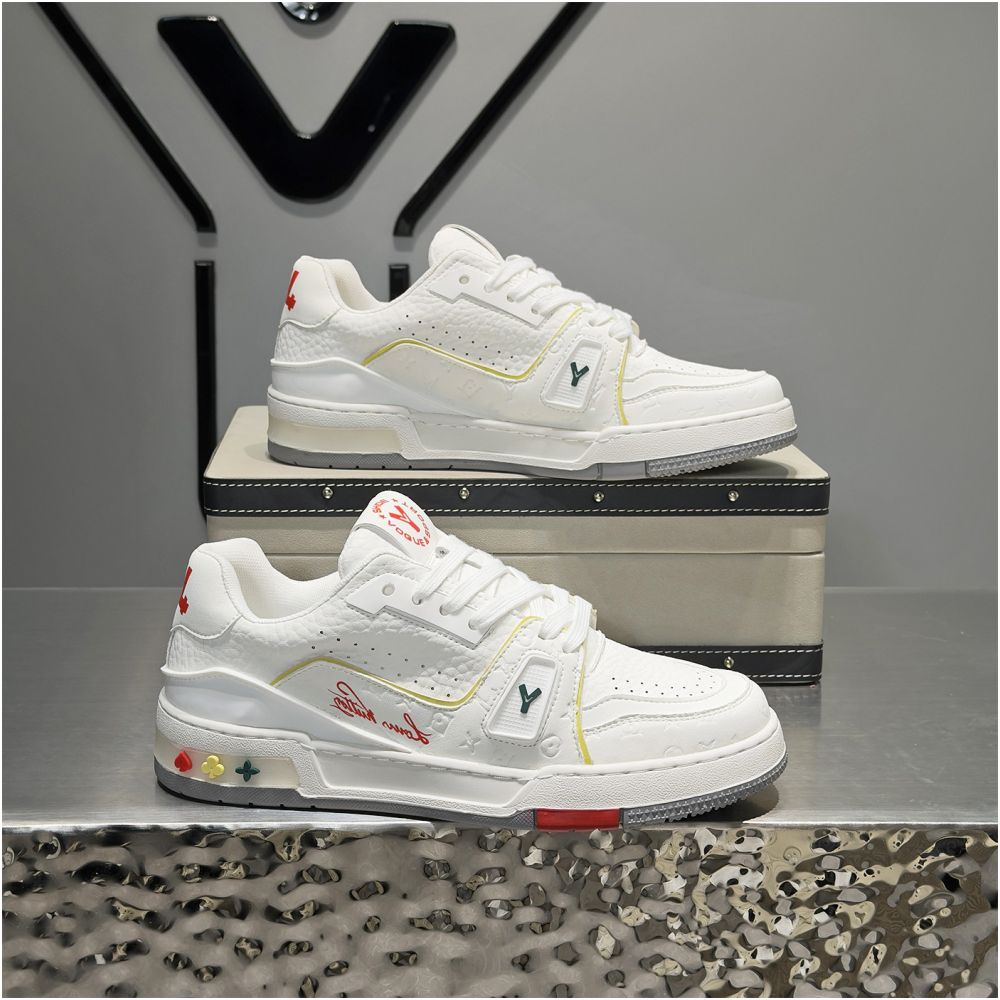 Men's Breathable Casual Sneakers – Lightweight Korean Style Walking Shoes 2026