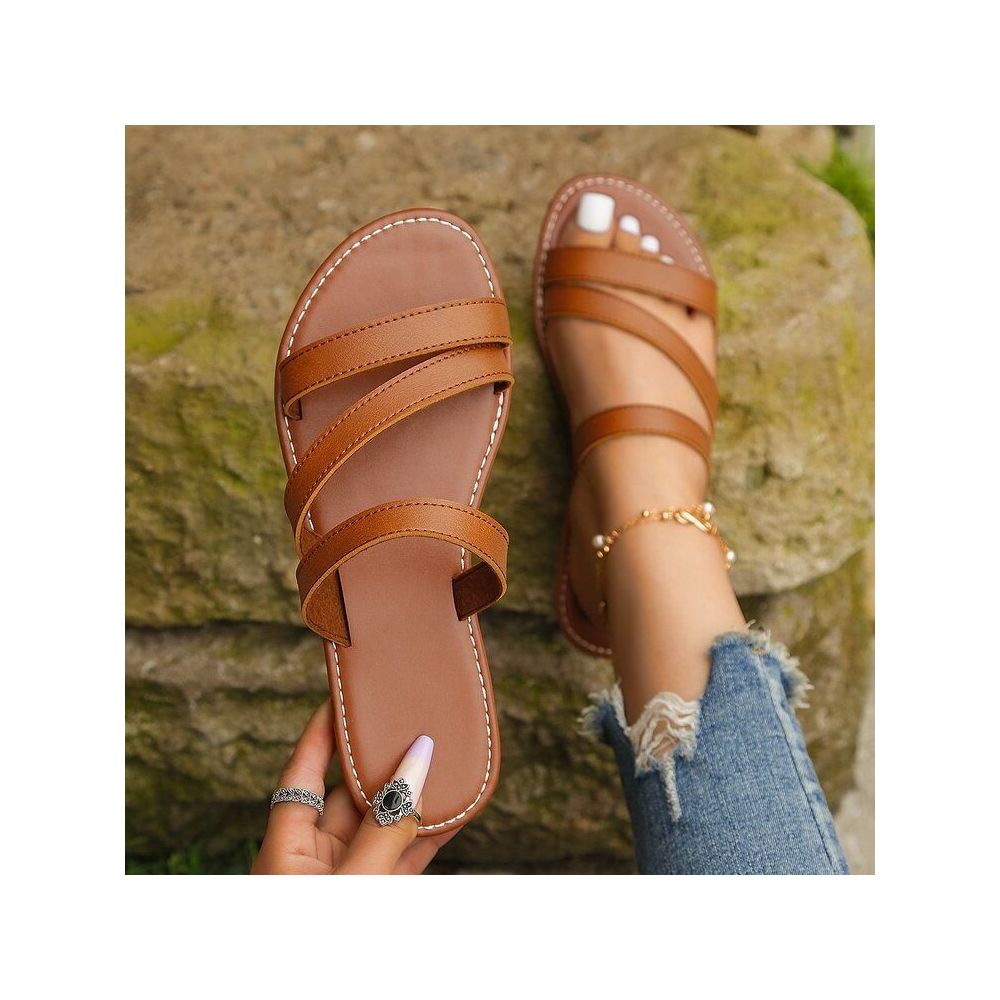 Women's Stylish Flat Slide Sandals