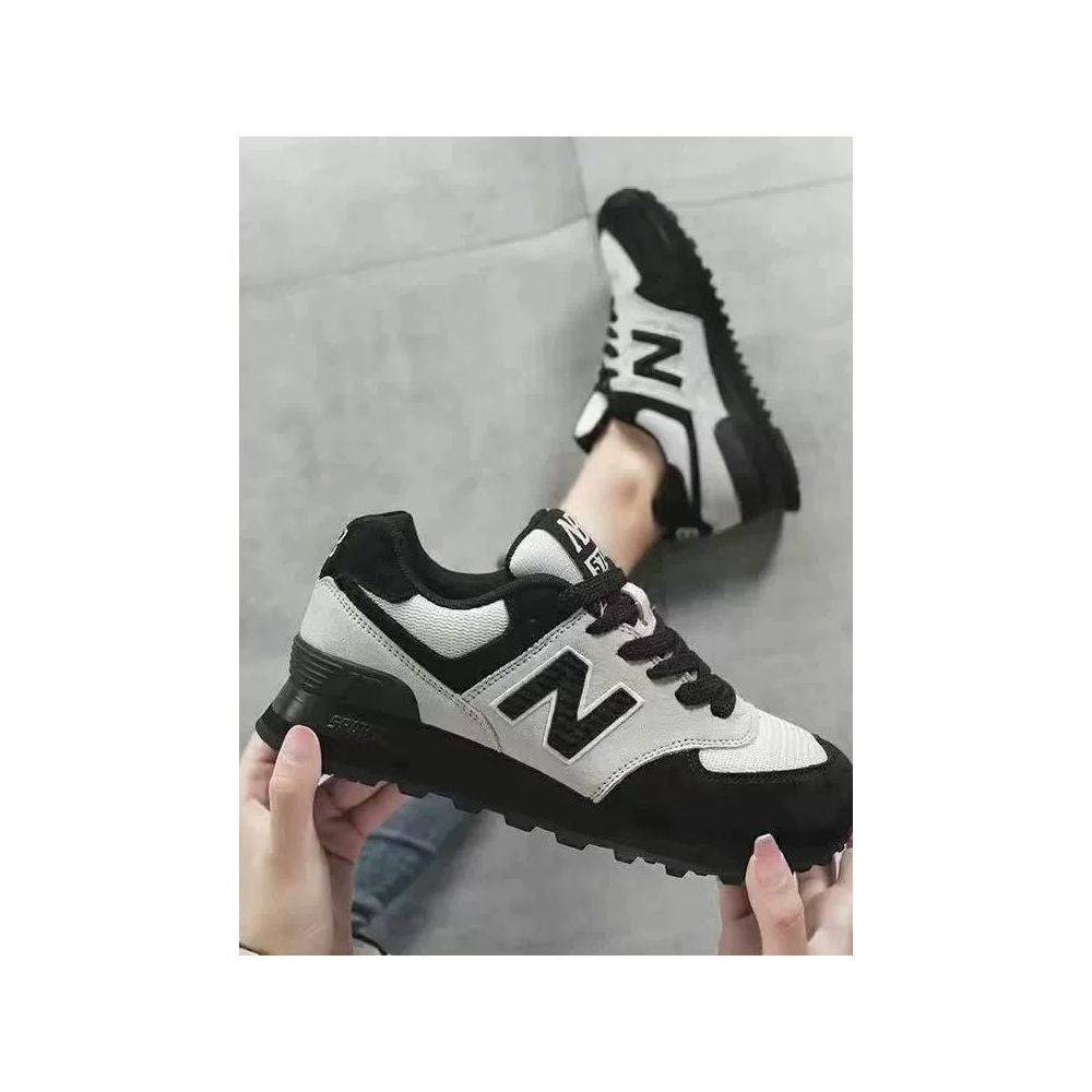New autumn winter style Bellen 574 men s casual sports running shoes non slip wear resistant fashionable plus size lace up women s shoes image 3
